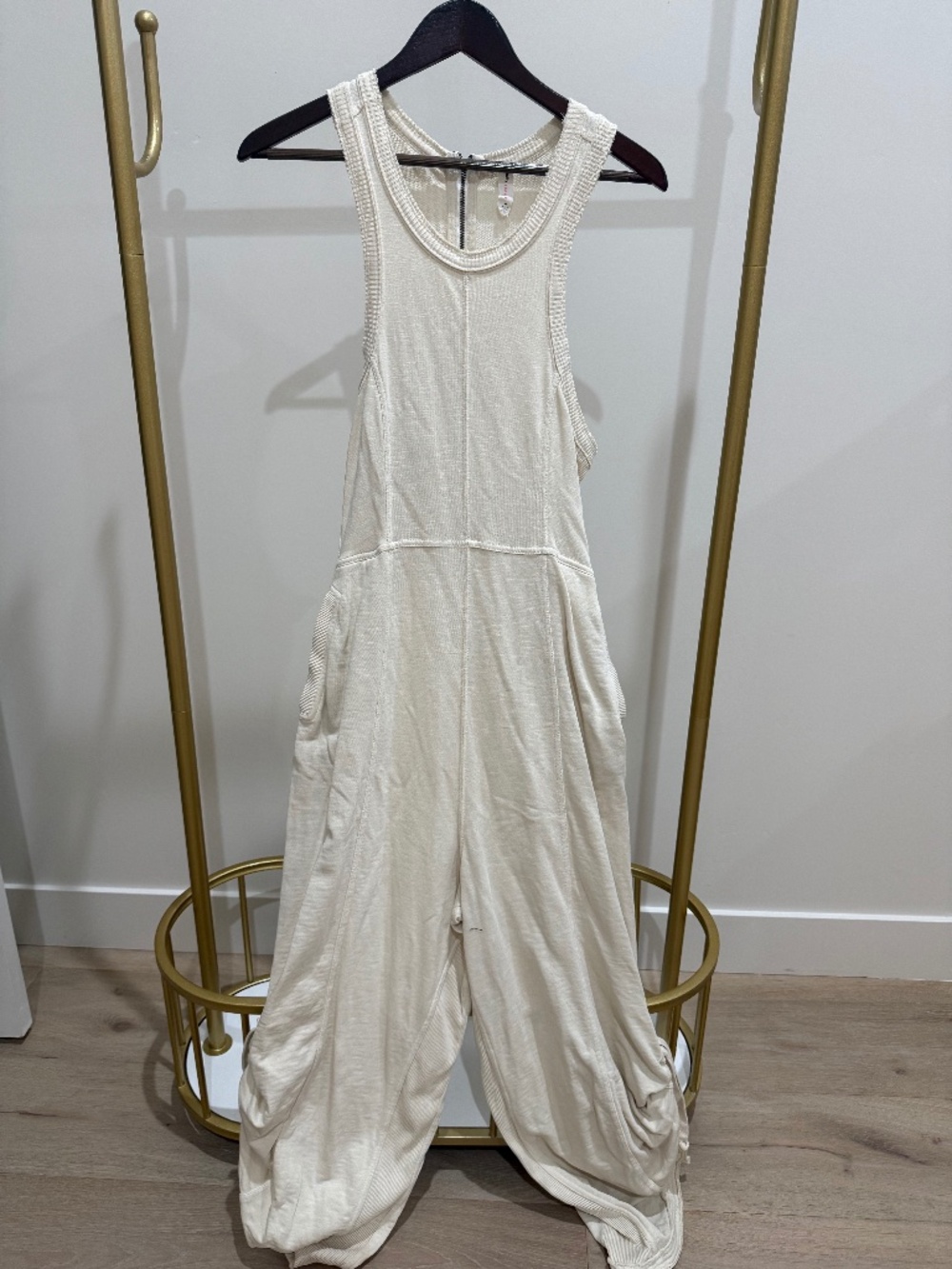 Daily Practice cream jumpsuit